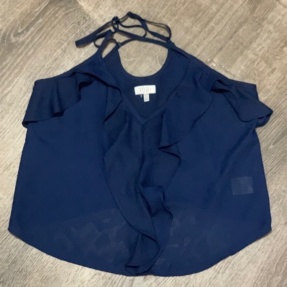 TOBI ruffle front top 🌵 4/$25 - Picture 1 of 4